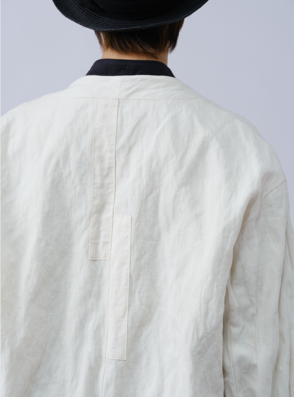 メタリックシワ加工ショートジャケット