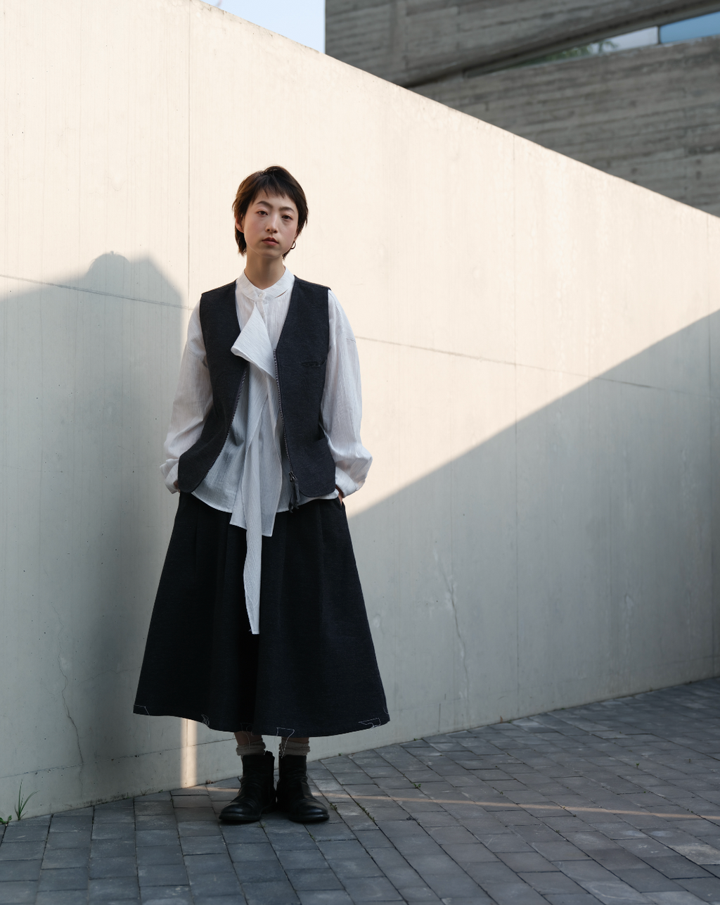 ミニマルアートスカート