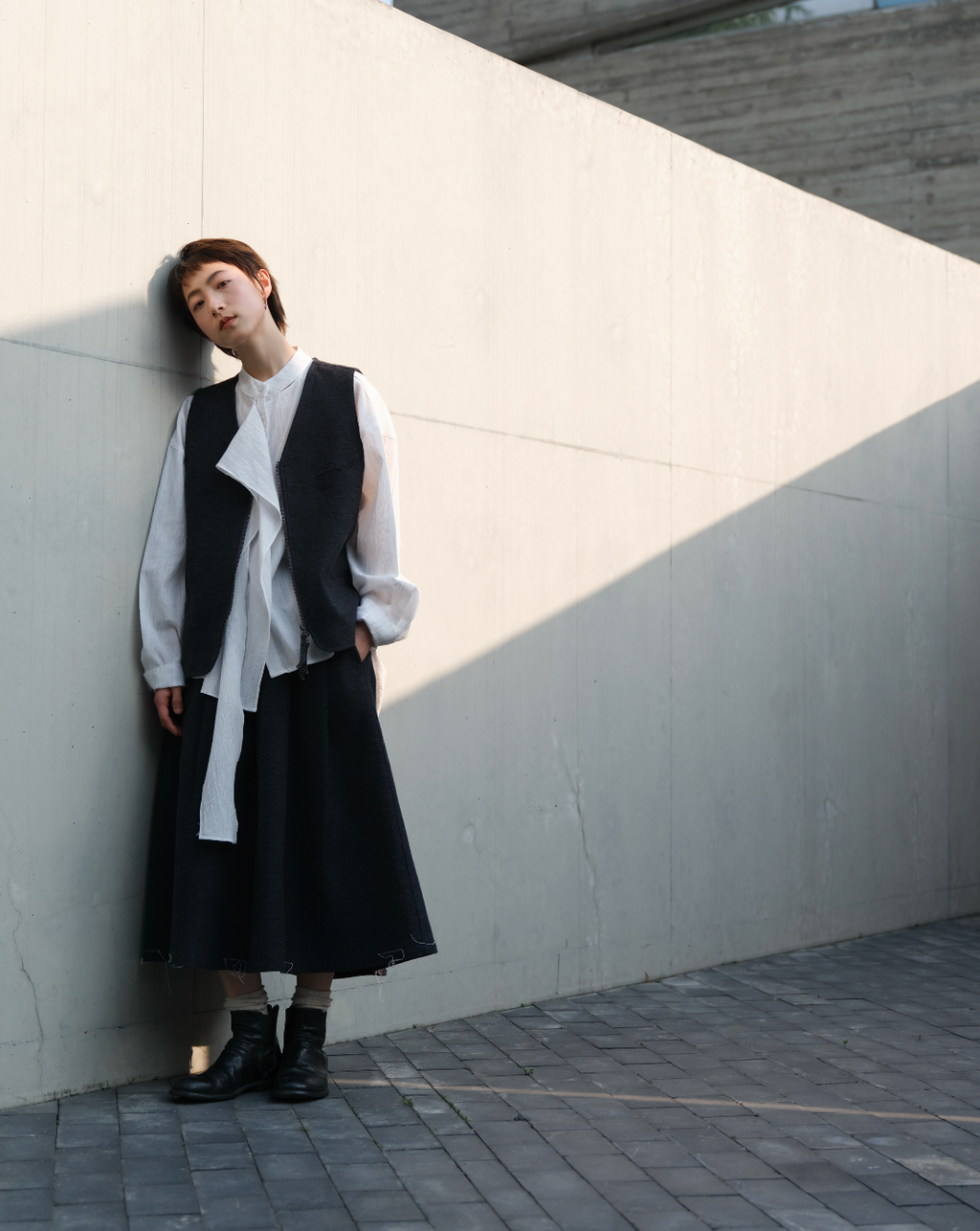 ミニマルアートスカート