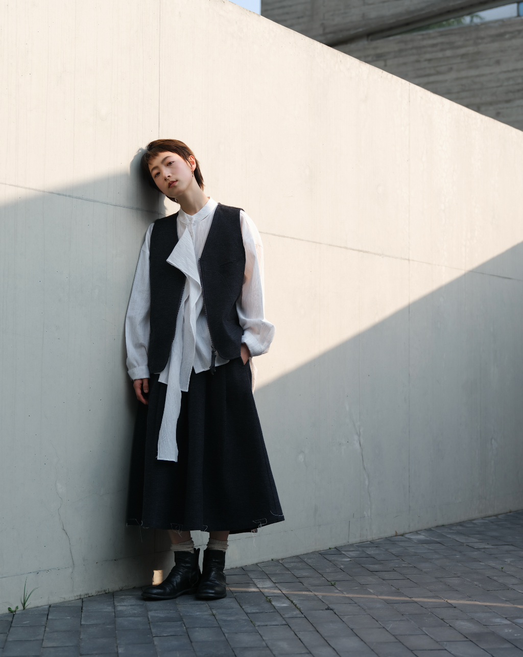 アバンギャルド立体裁断シャツ