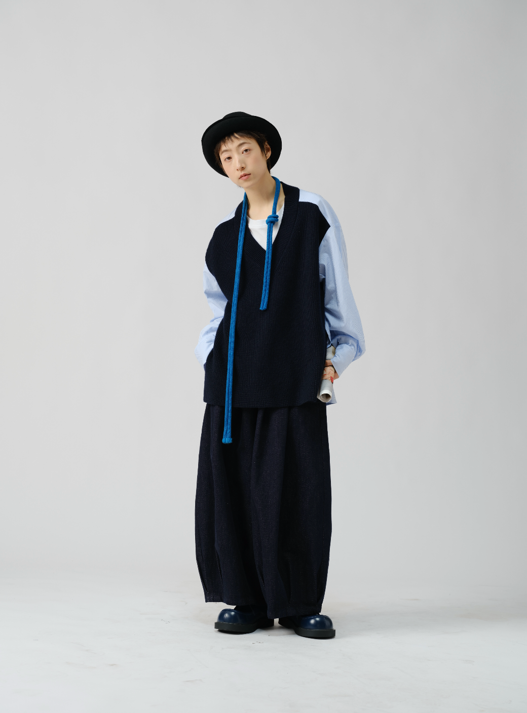 日系バルーンデニムパンツ