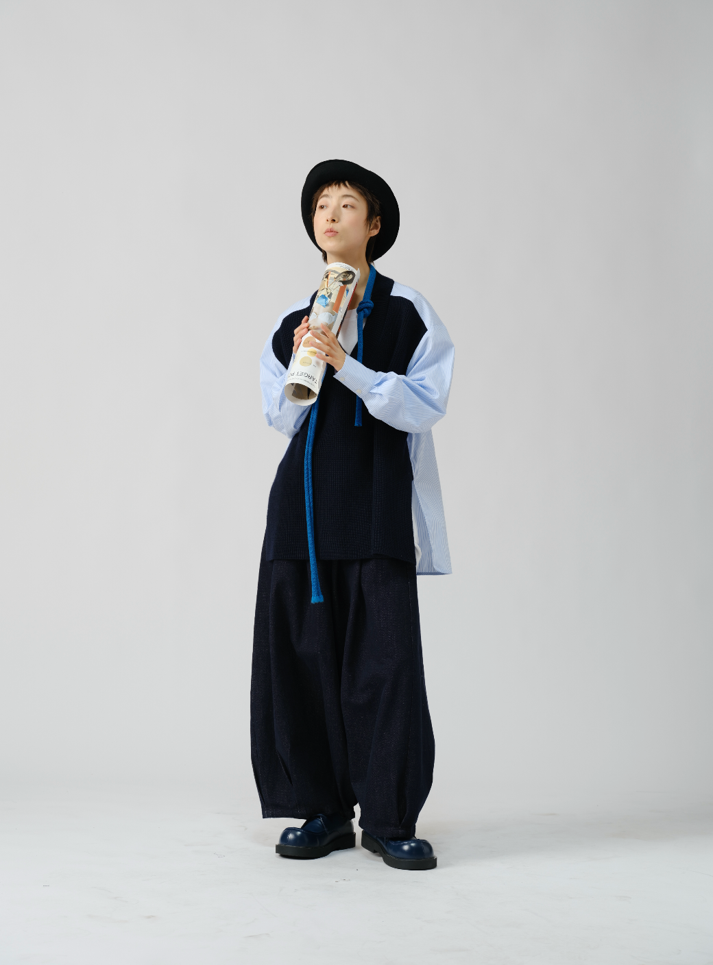 日系バルーンデニムパンツ