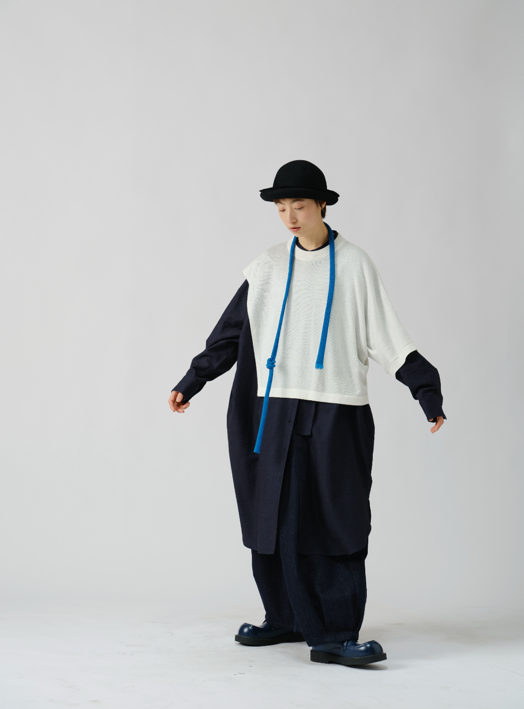 日系バルーンデニムパンツ