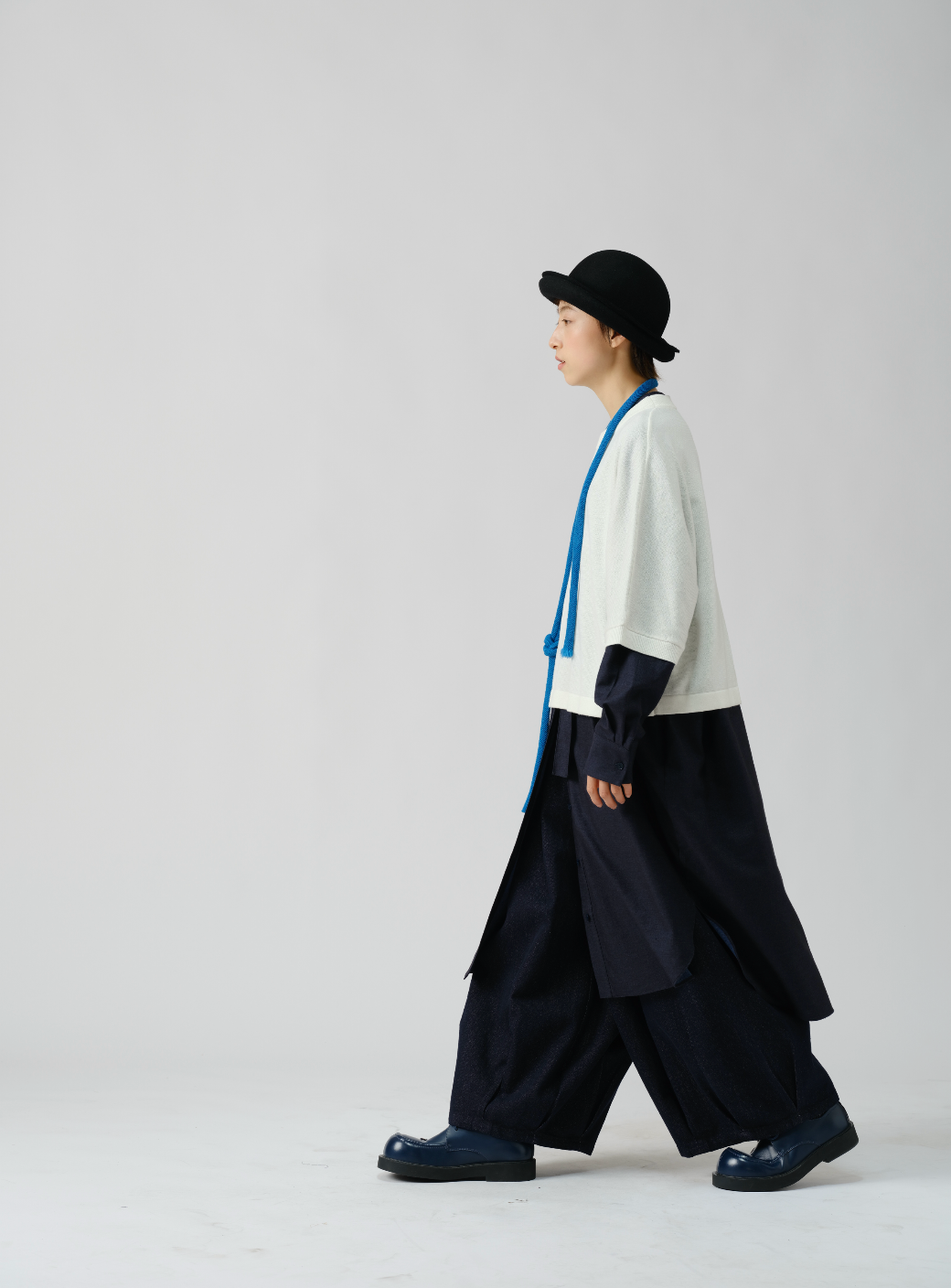 日系バルーンデニムパンツ