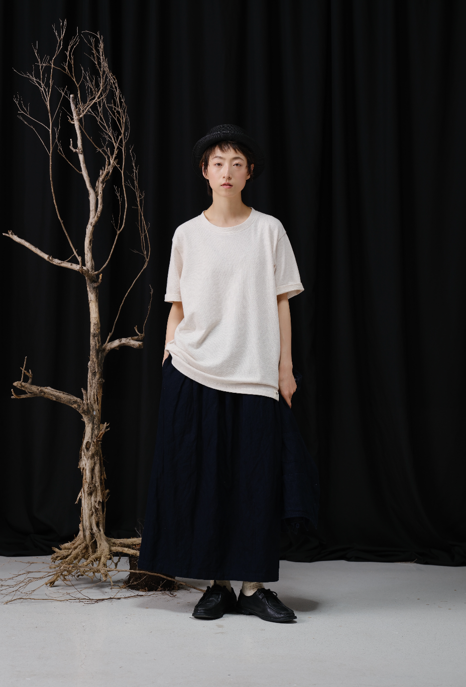 テクスチャーベーシック半袖Tシャツ