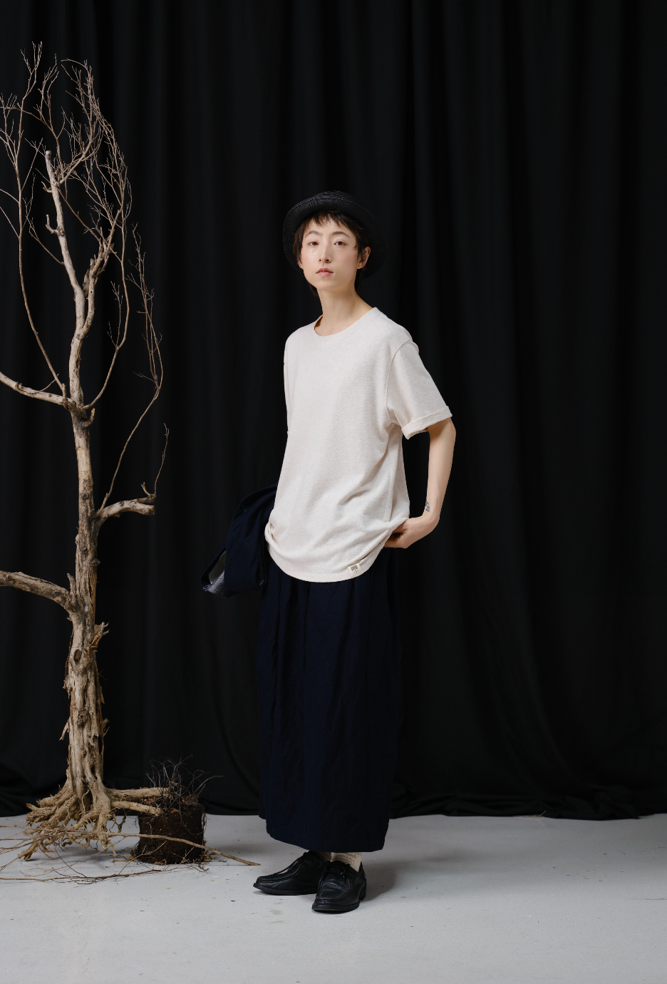 テクスチャーベーシック半袖Tシャツ