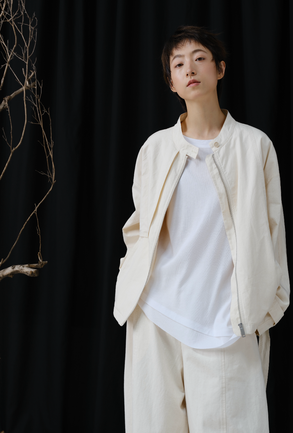 軽量通勤ショートトレンチ