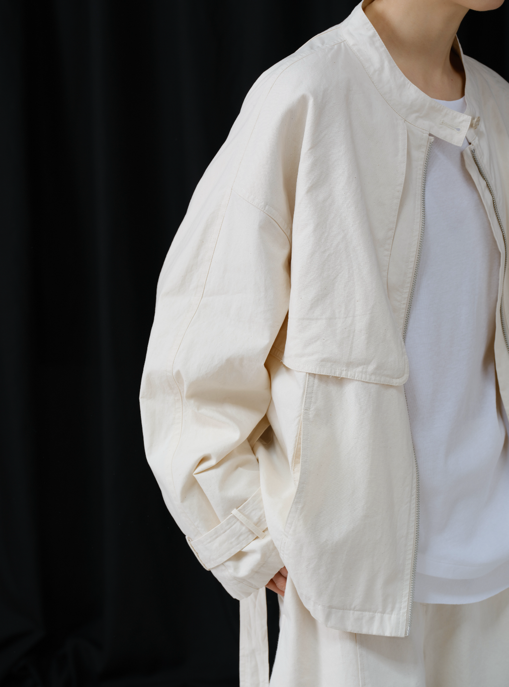 軽量通勤ショートトレンチ