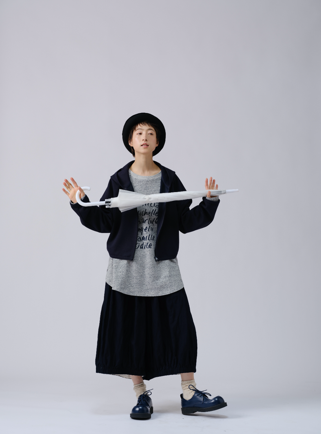 ブルーワークスタイルバルーンパンツ