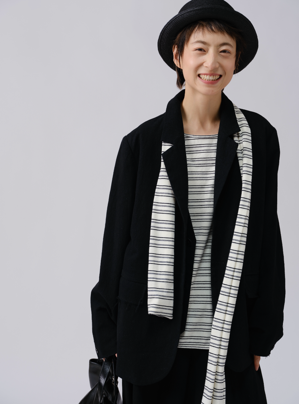 レイヤード風ジャケット