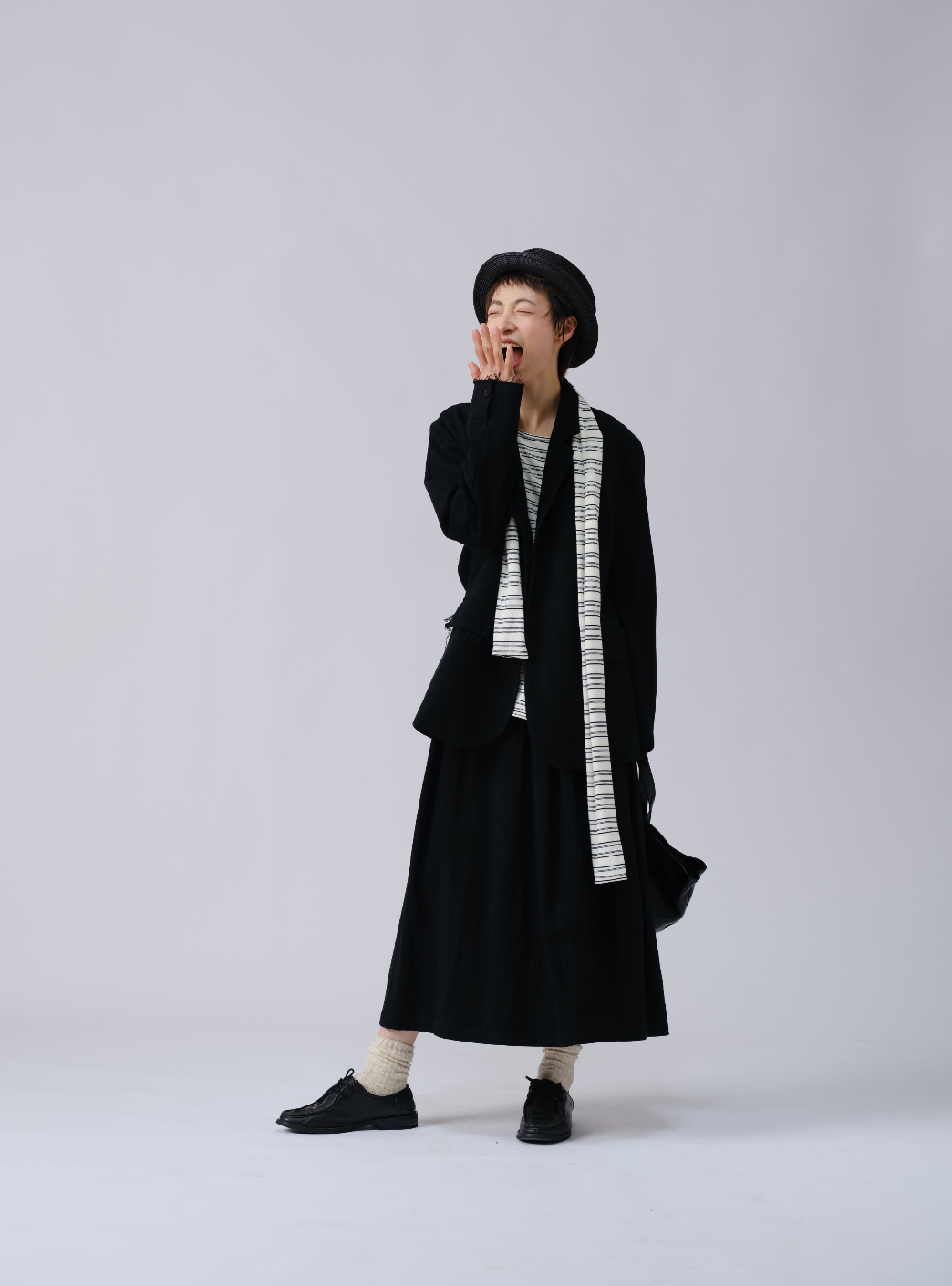 エッグシルエットスカート