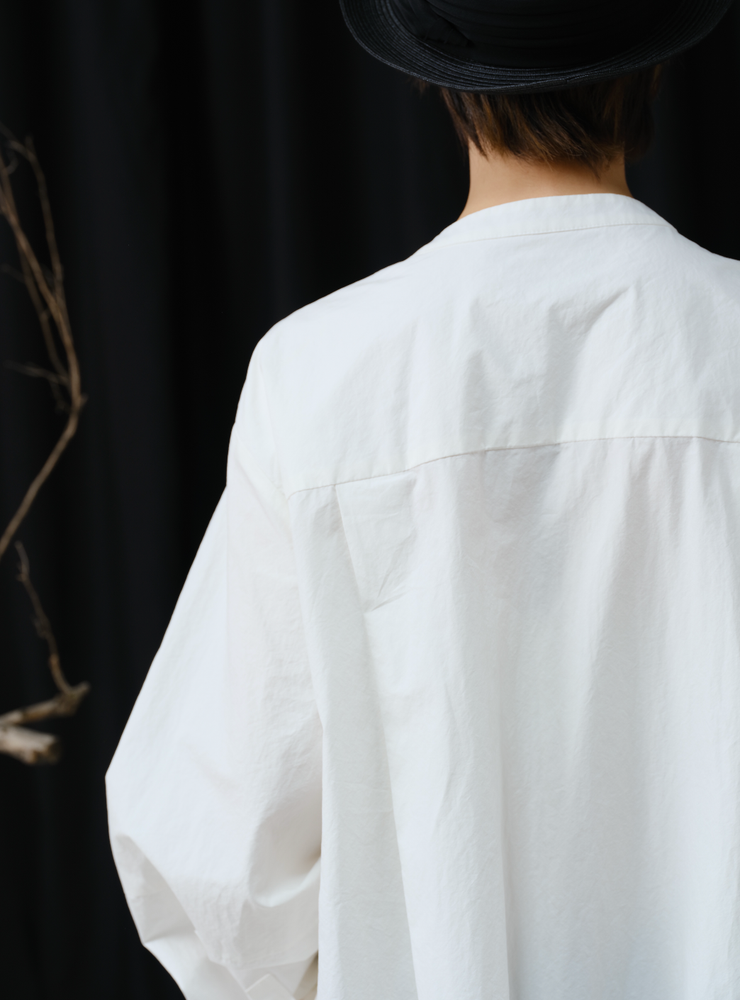 配色ポケットレイヤード風シャツワンピース