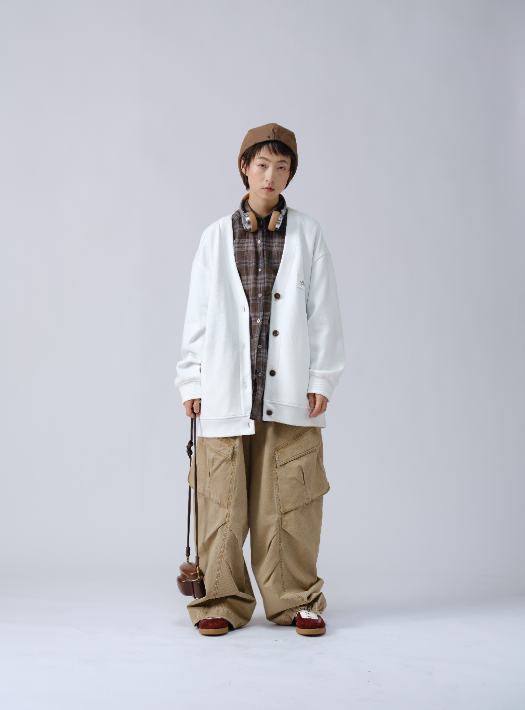 カジュアル日系チェックシャツ