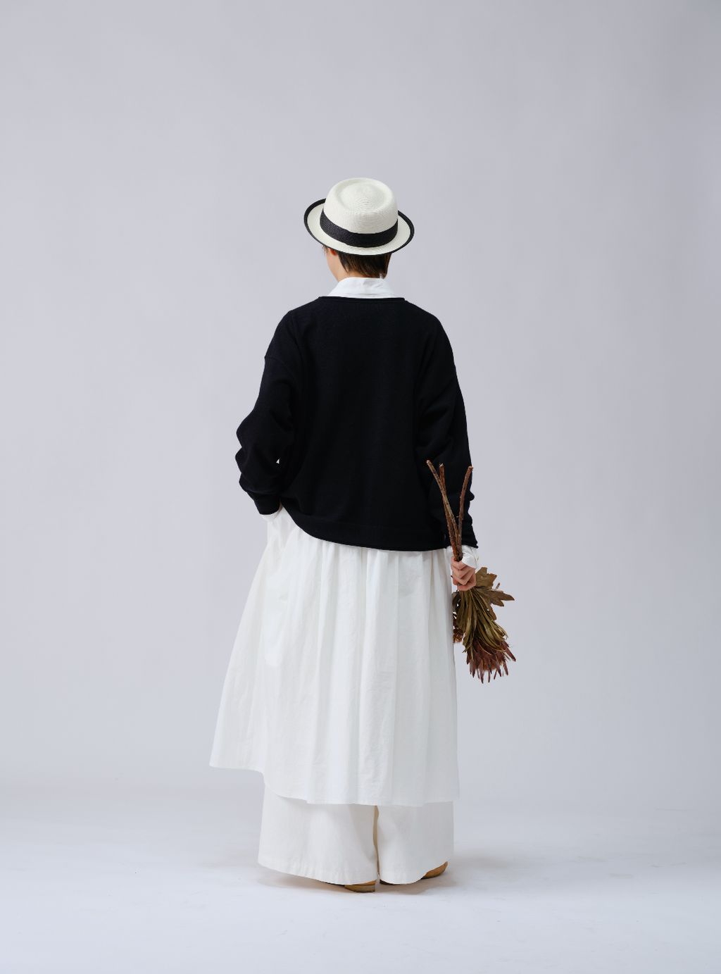 ワイドスカートパンツ