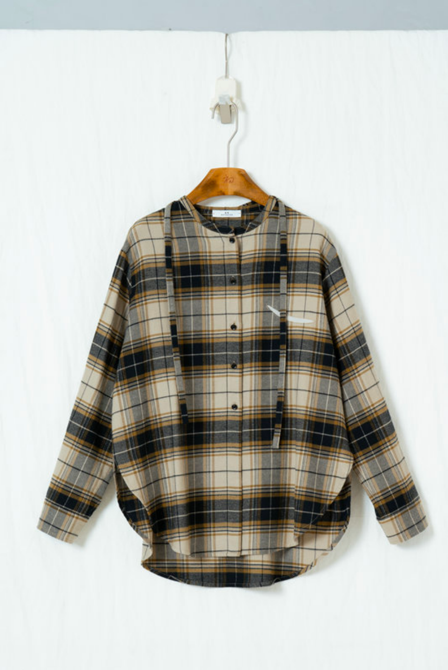 リボンデザインシャツ