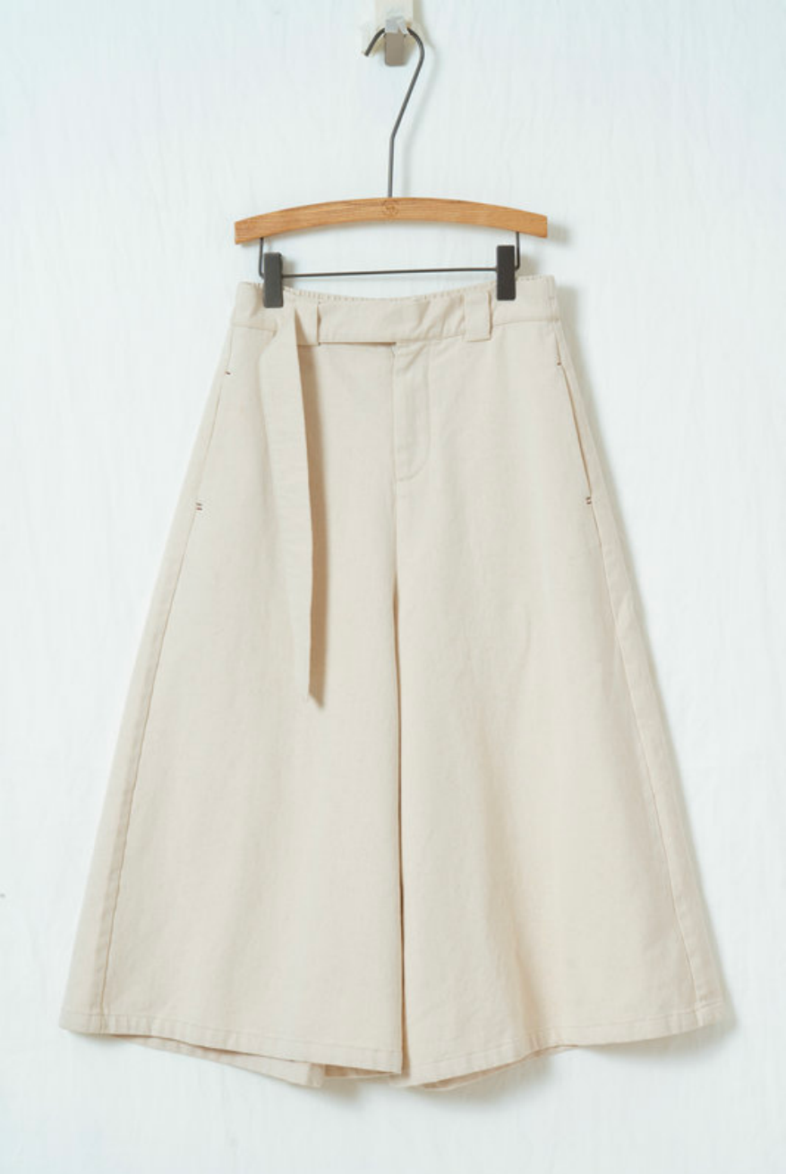 リボンワイドスカンツ