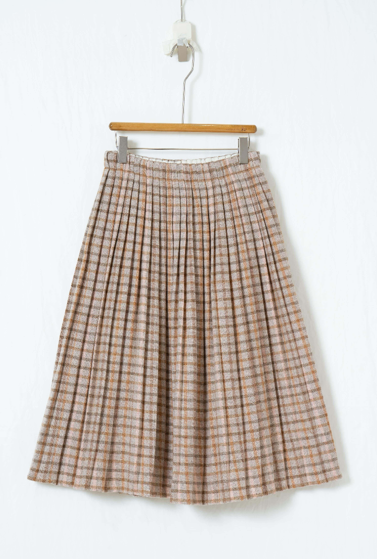 ウールプリーツスカート