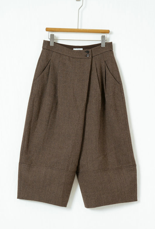 ウールワイドパンツ