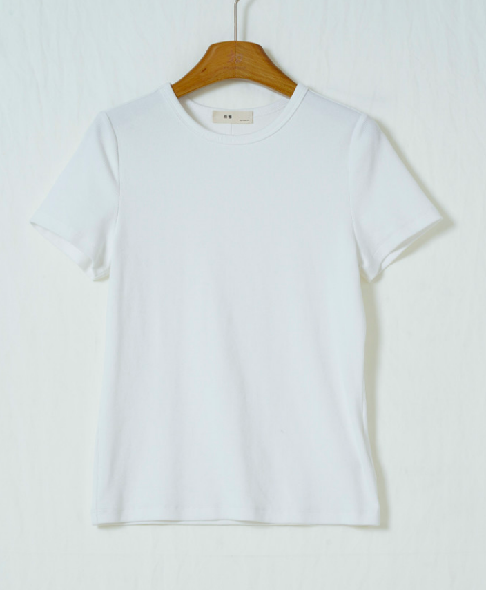 細身半袖Tシャツ