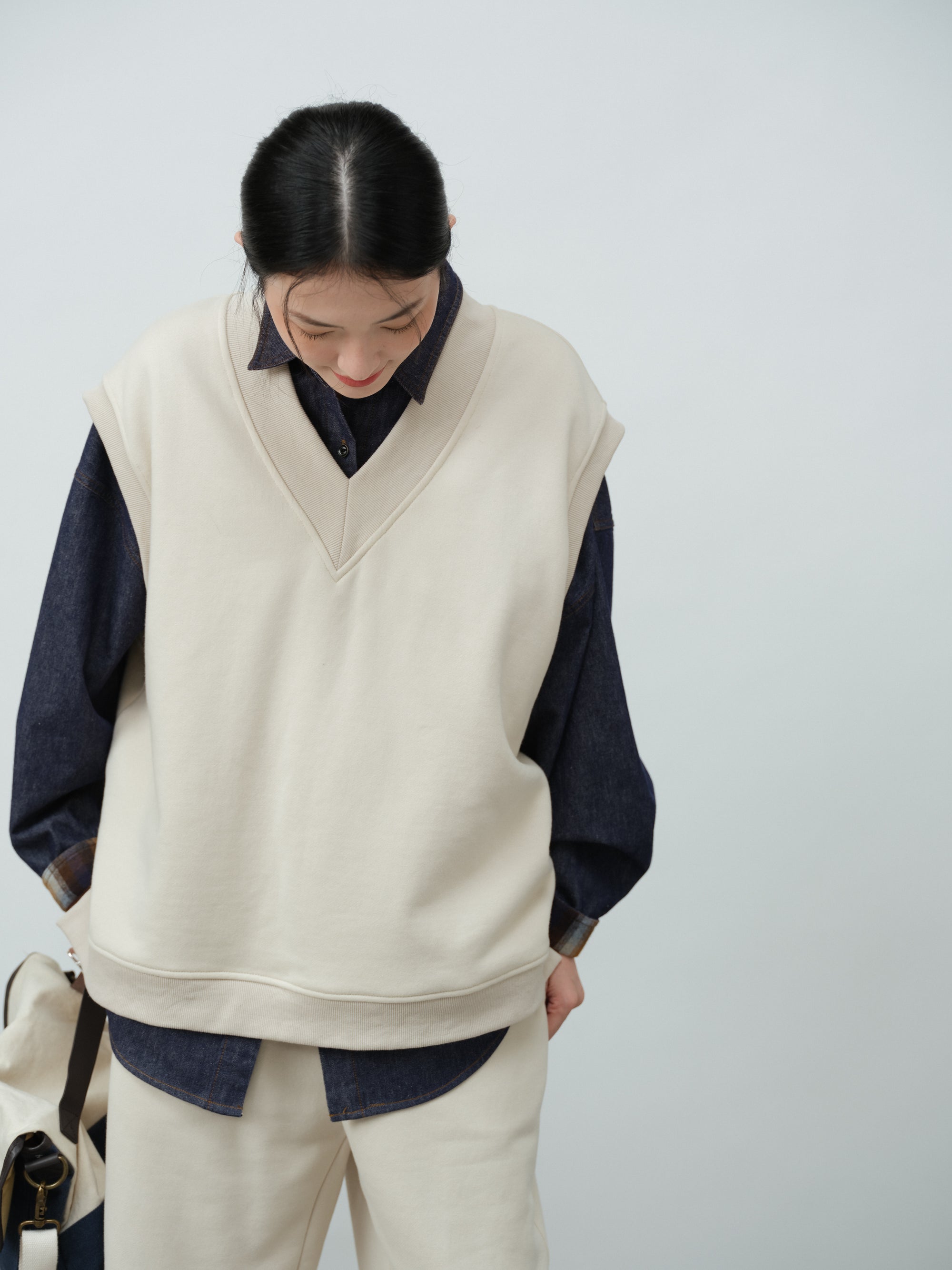 カジュアルデニムシャツ