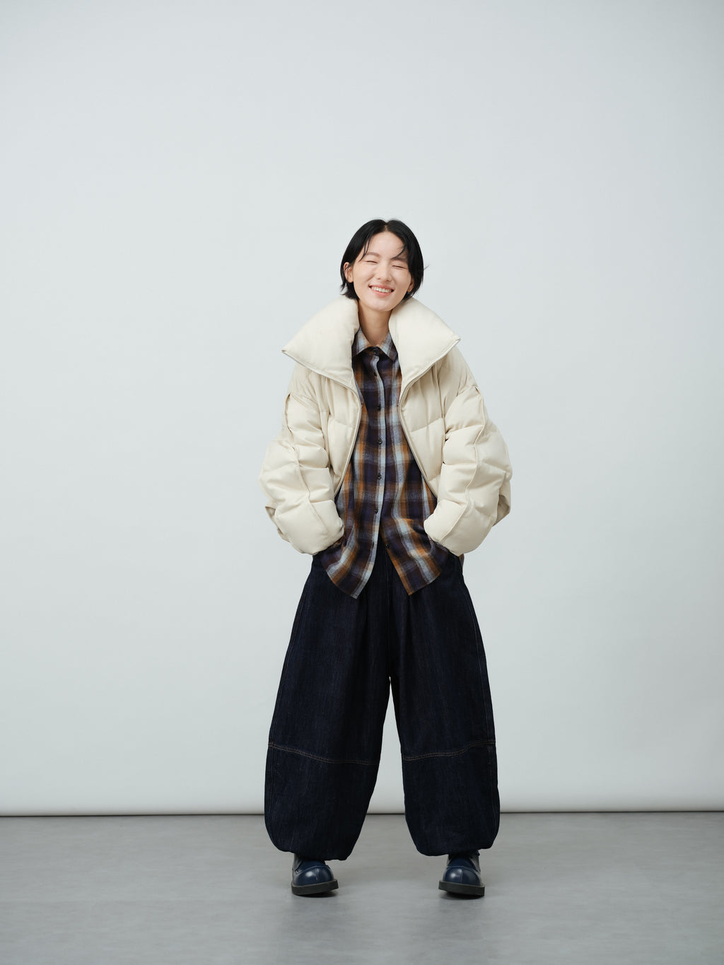 バルーンデニムパンツ