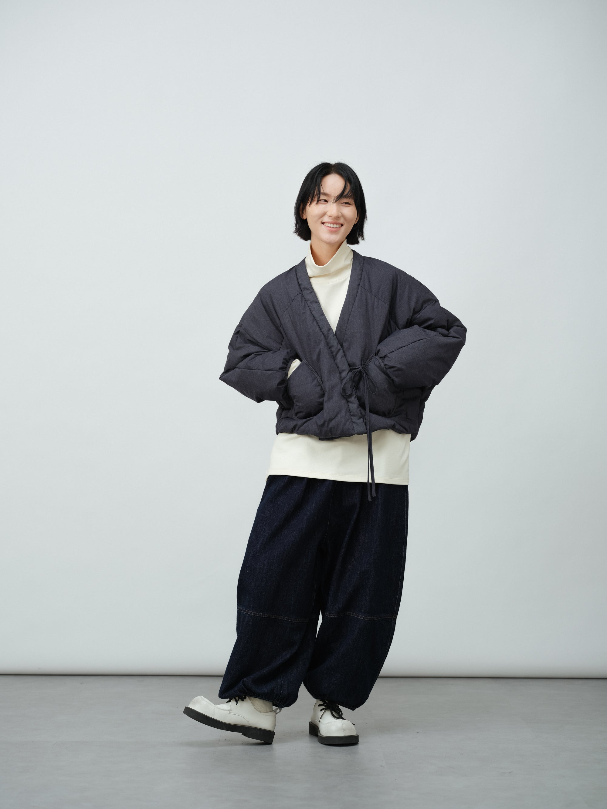 バルーンデニムパンツ