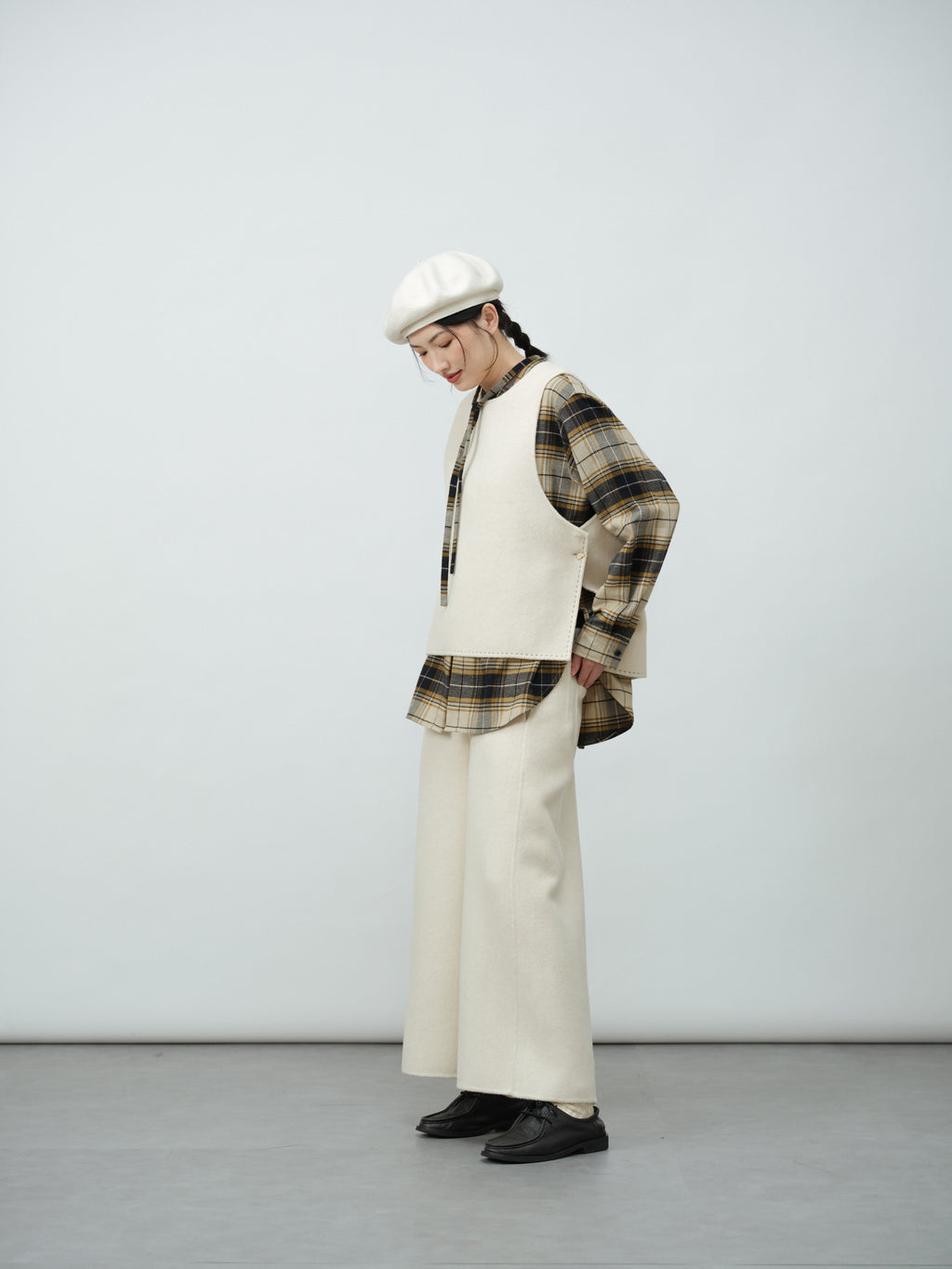 リボンデザインシャツ