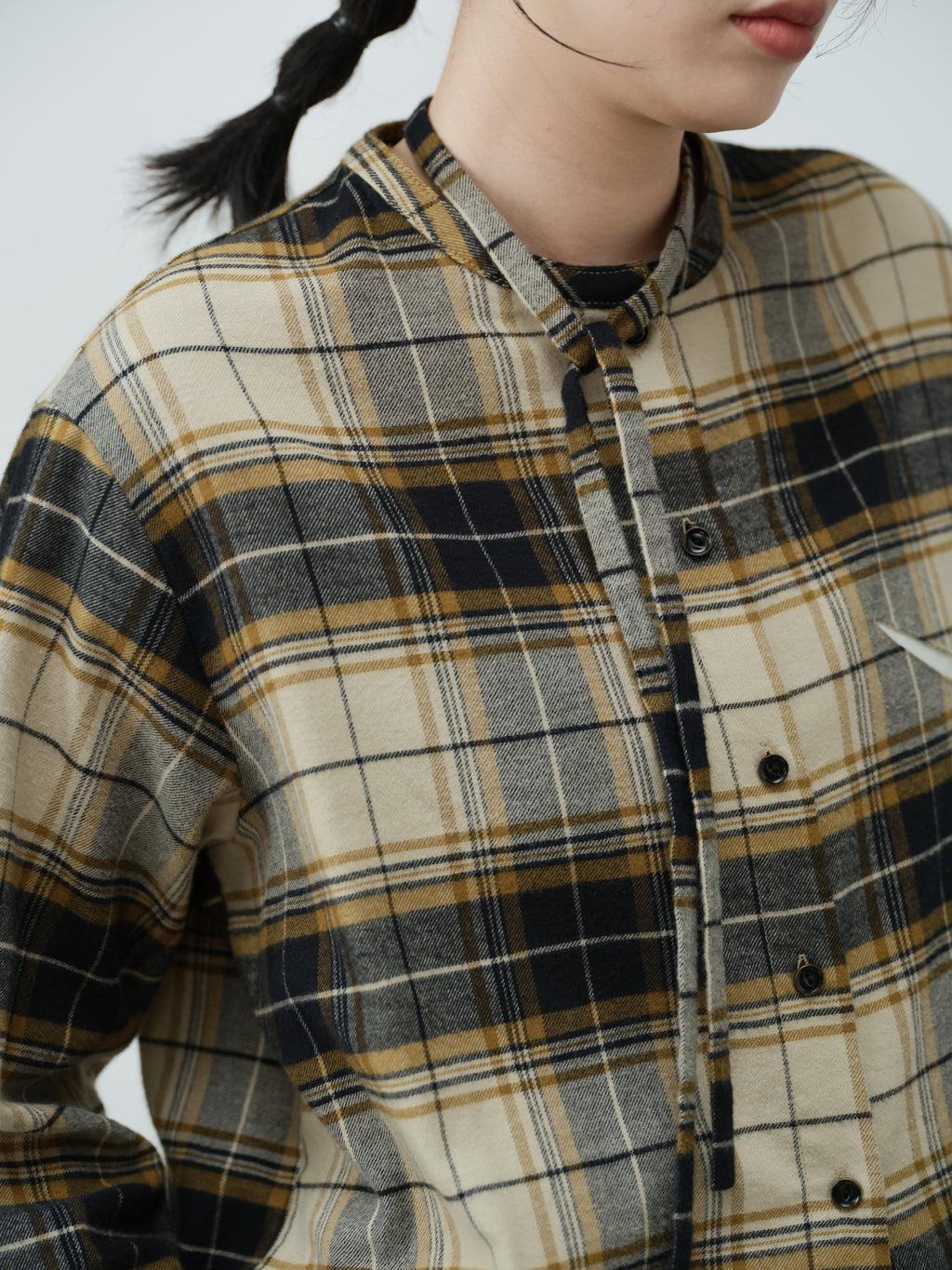 リボンデザインシャツ