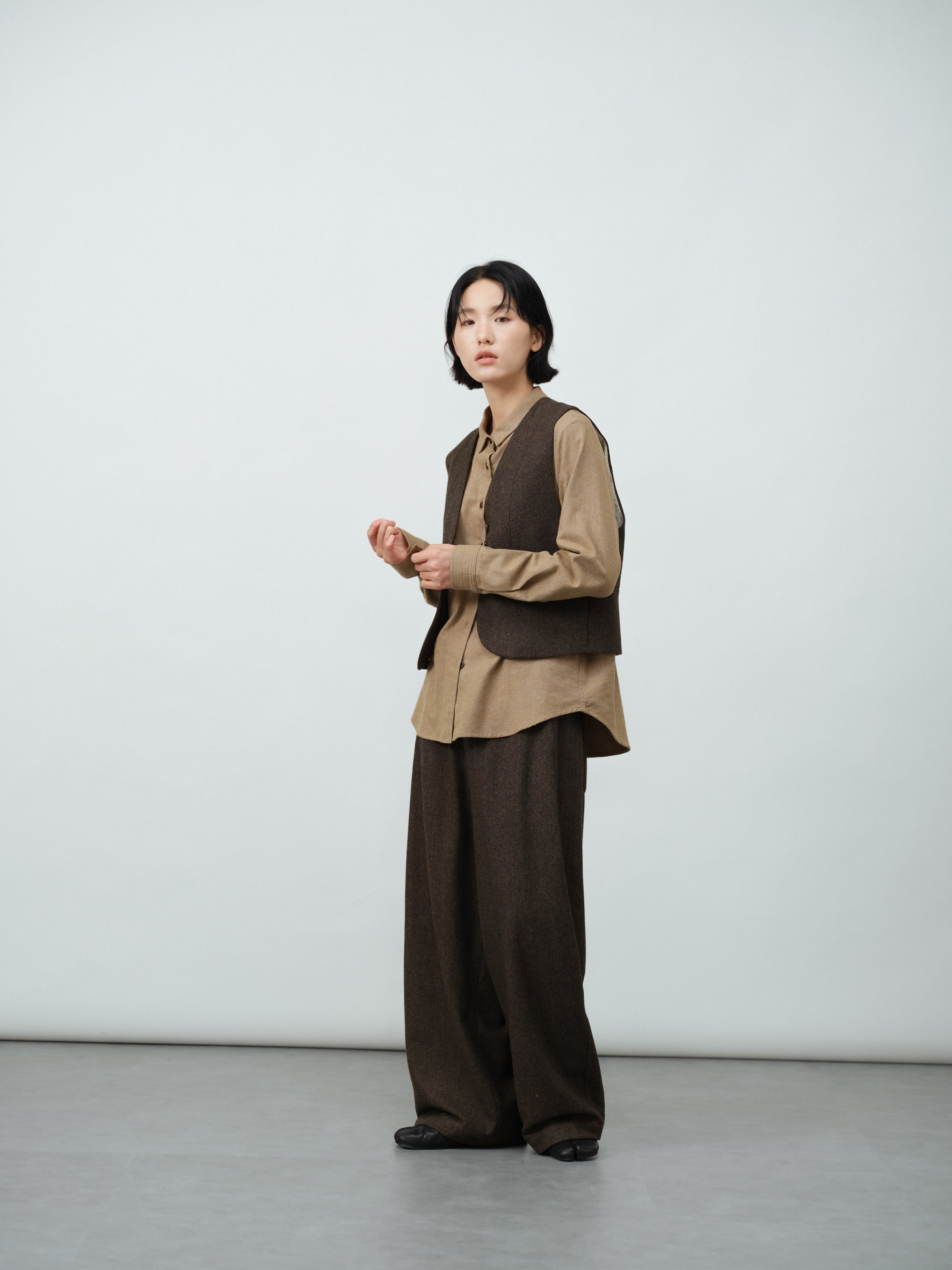 スタンダード起毛シャツ