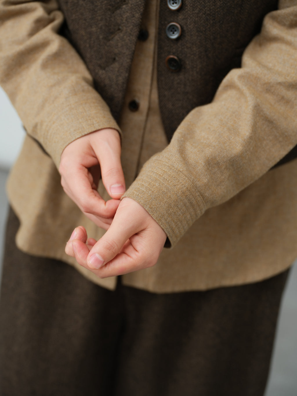 スタンダード起毛シャツ