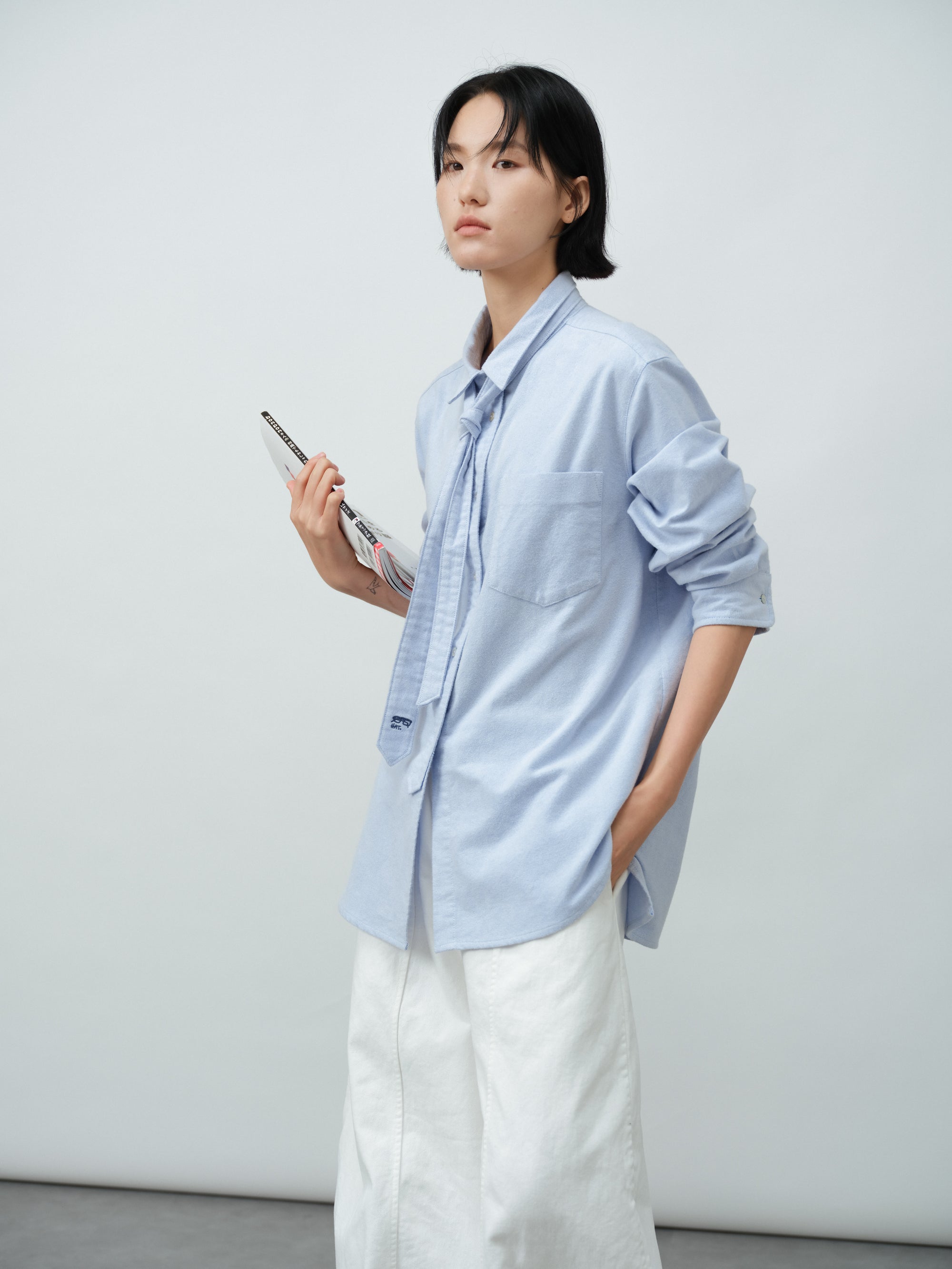 ソフト起毛シャツ