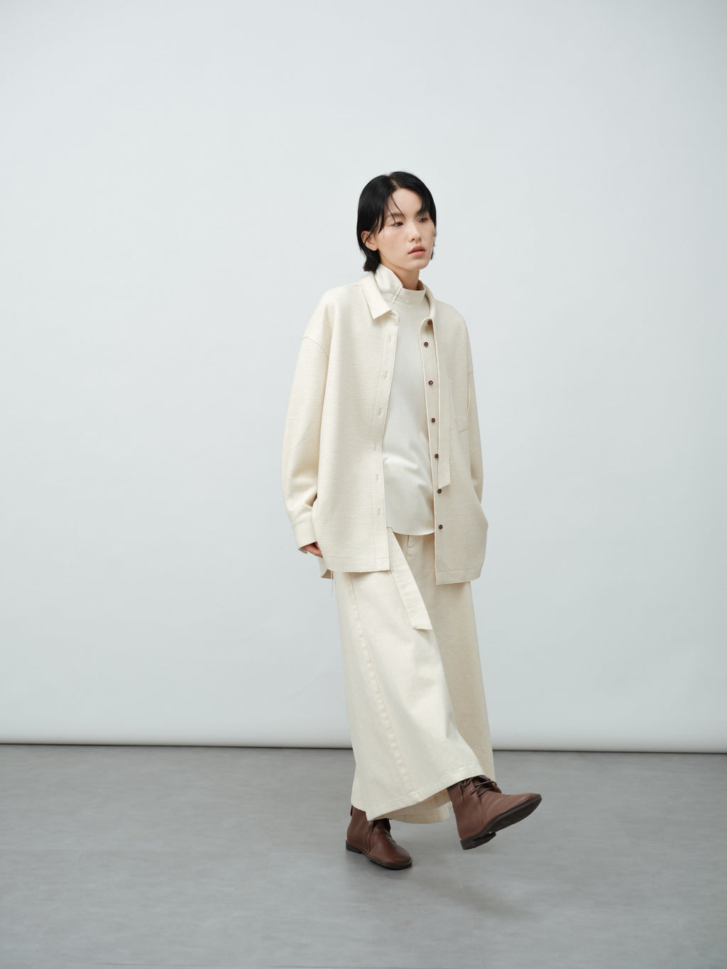 リボンワイドスカンツ