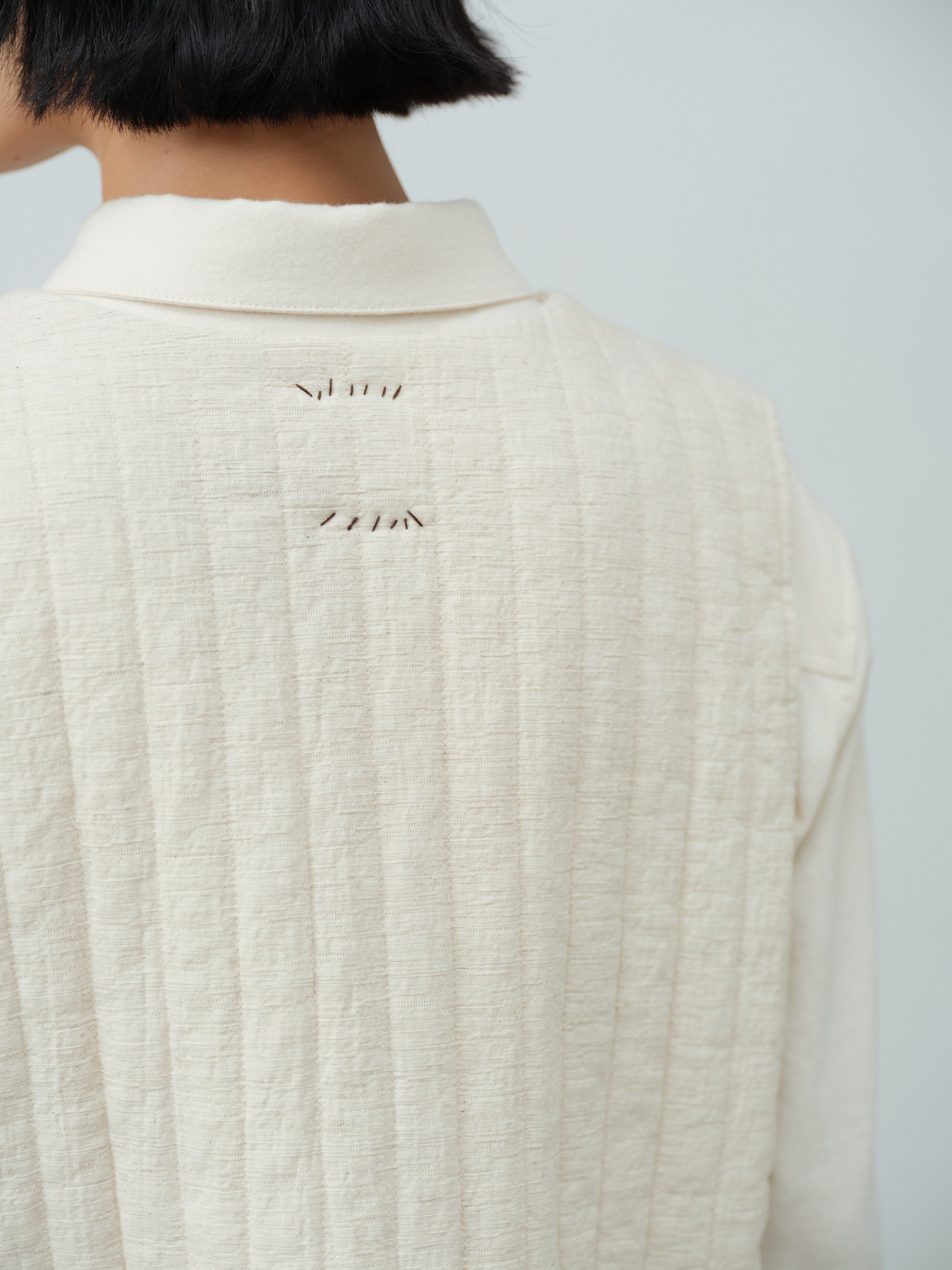 アンティークリネンコットンベスト