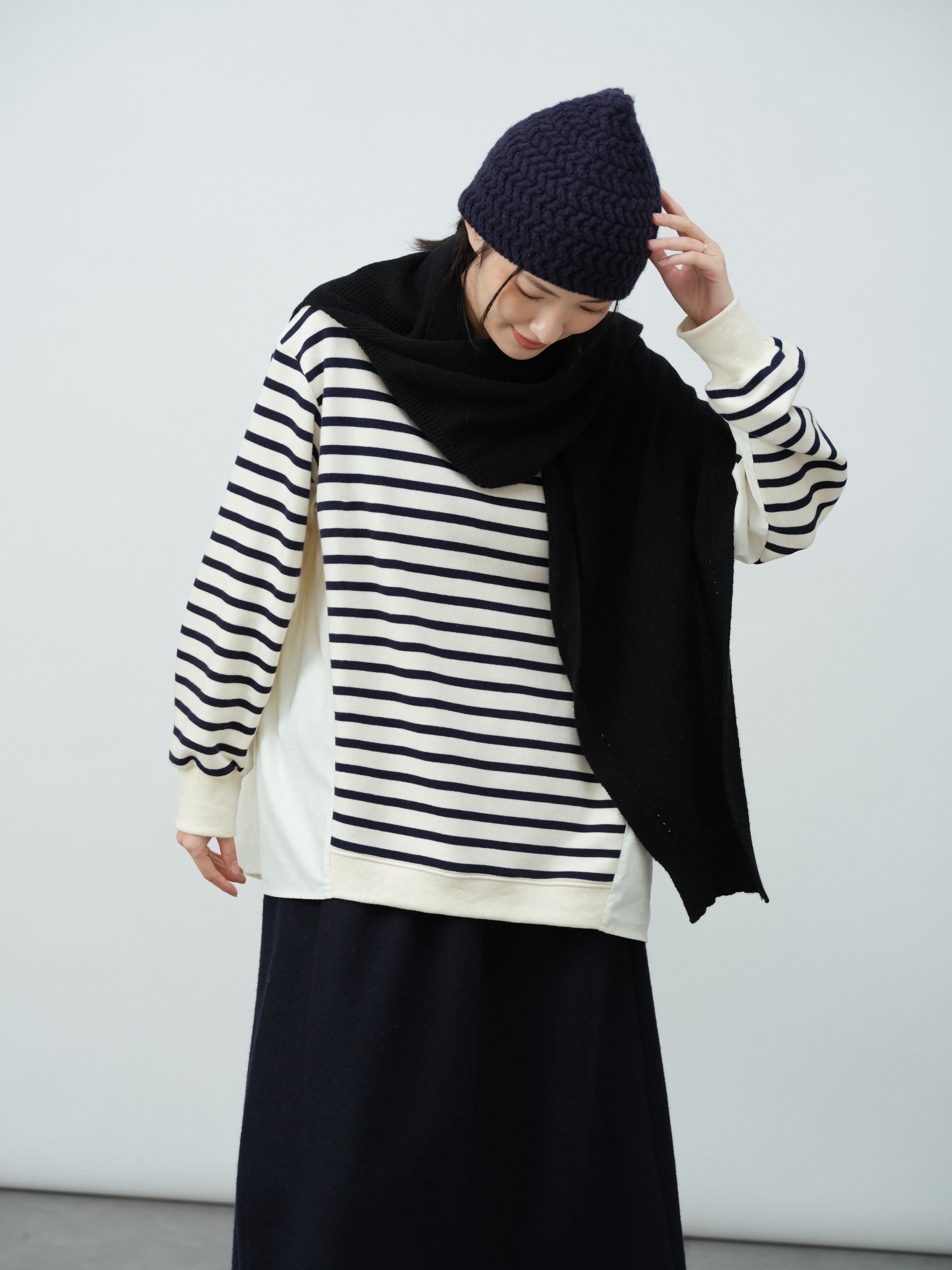 切替ボーダートップス