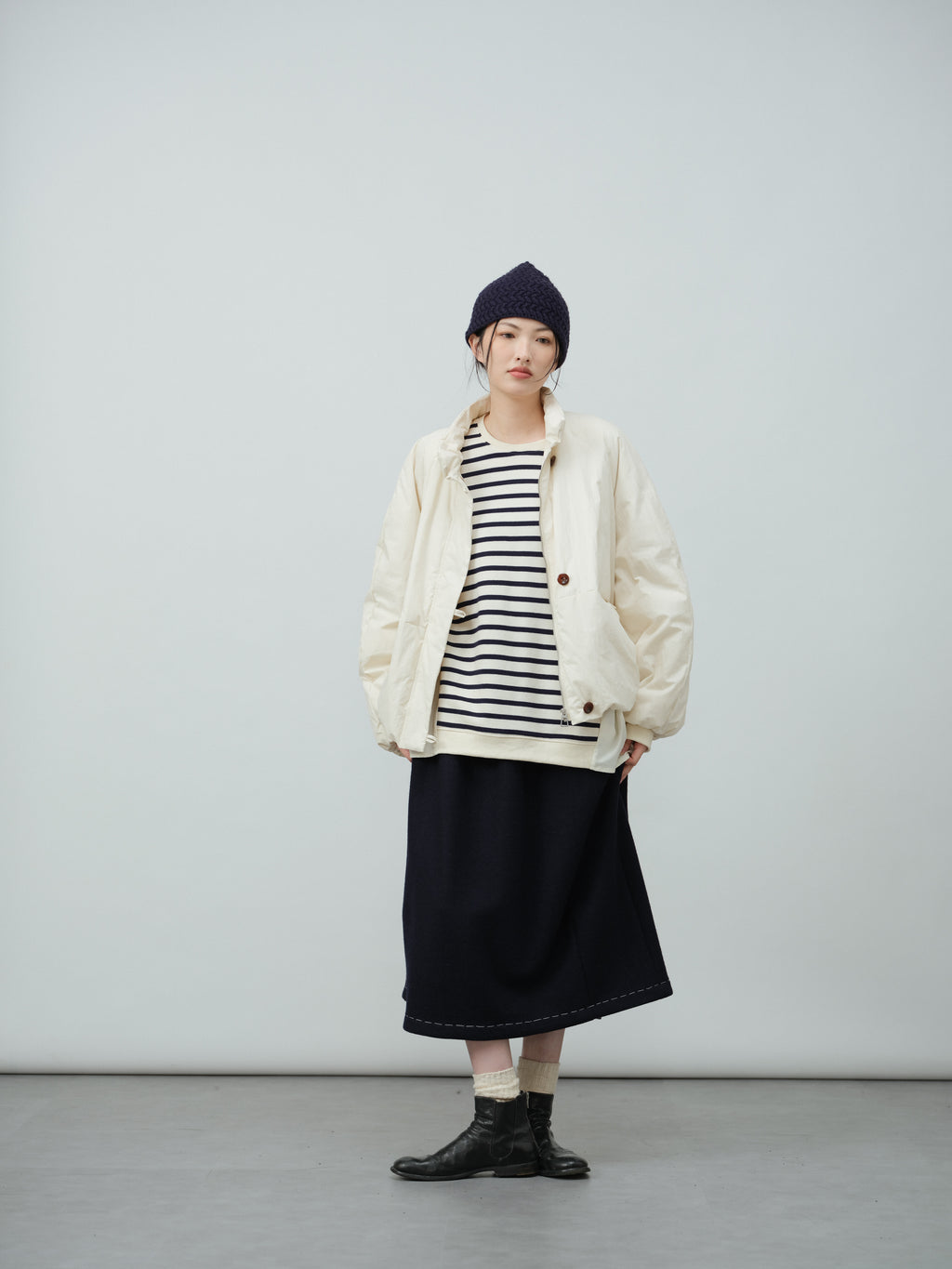 切替ボーダートップス