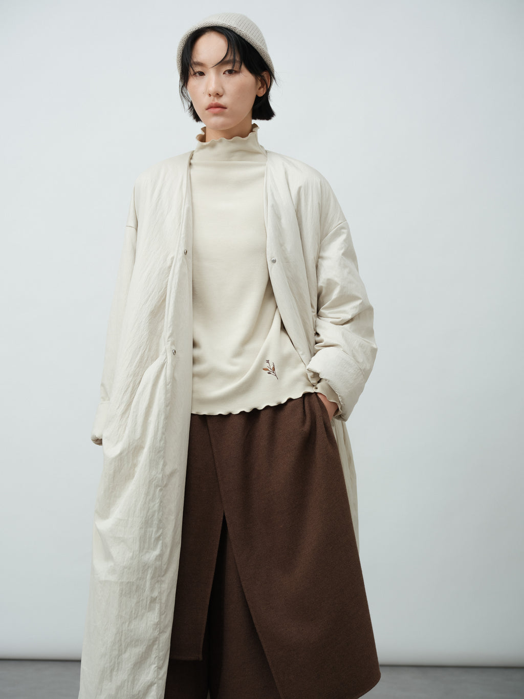 レイヤード風スカンツ