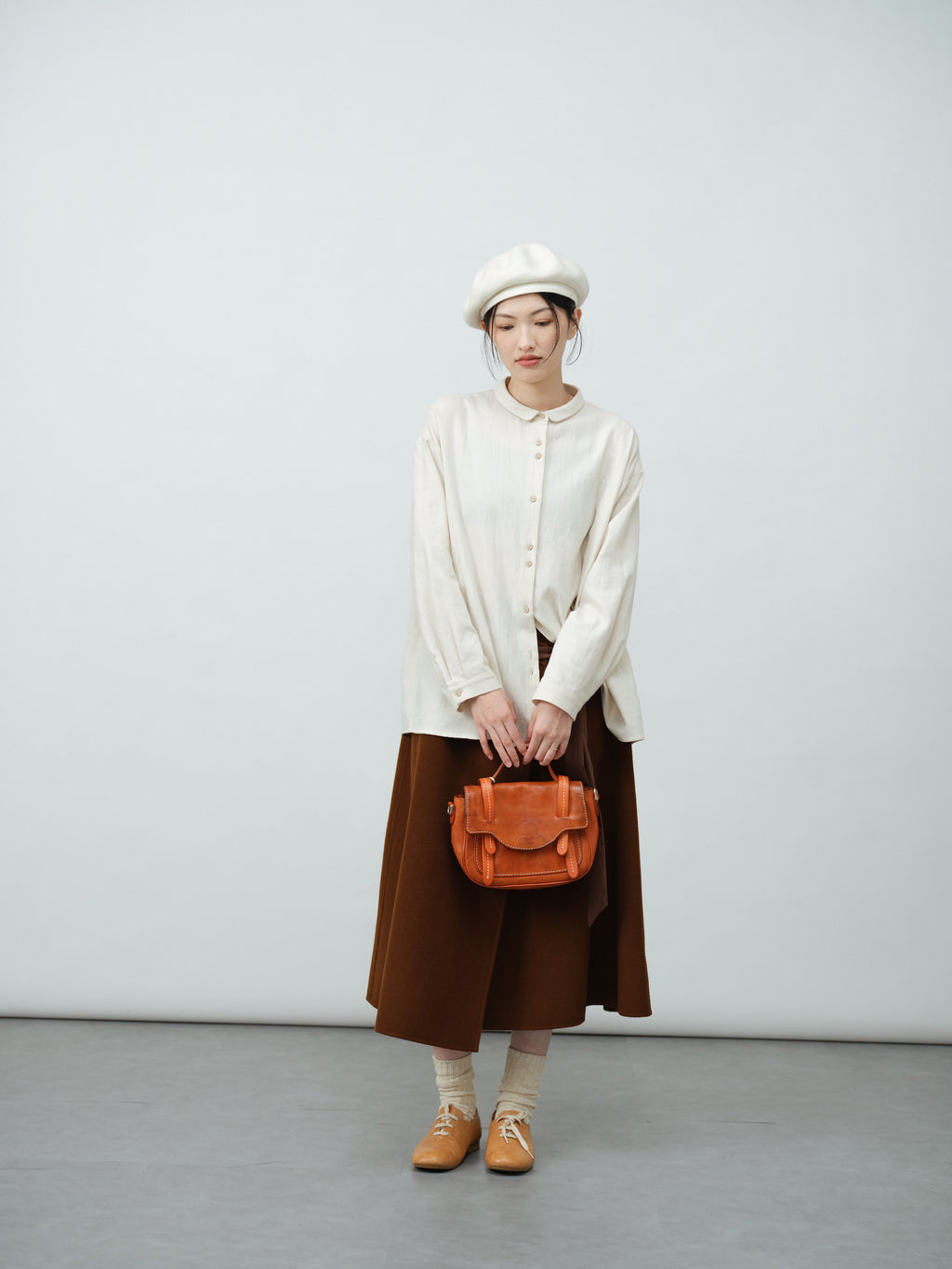 刺繍起毛シャツ