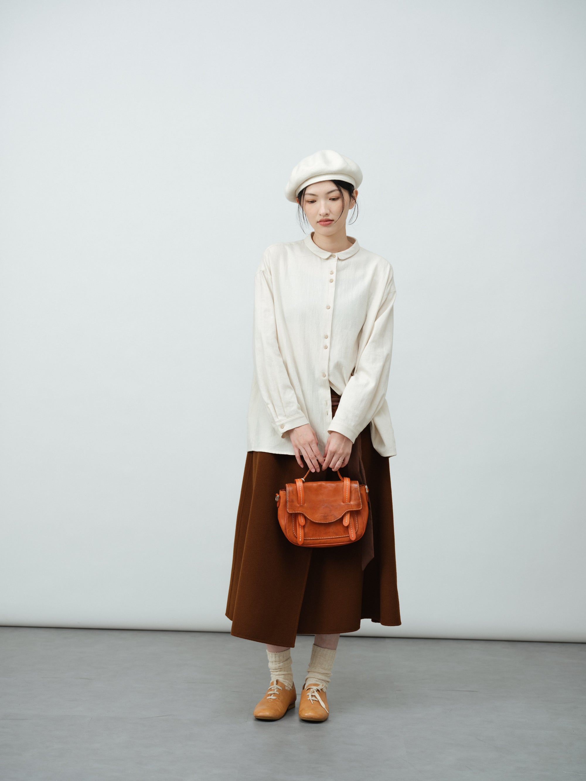 刺繍起毛シャツ