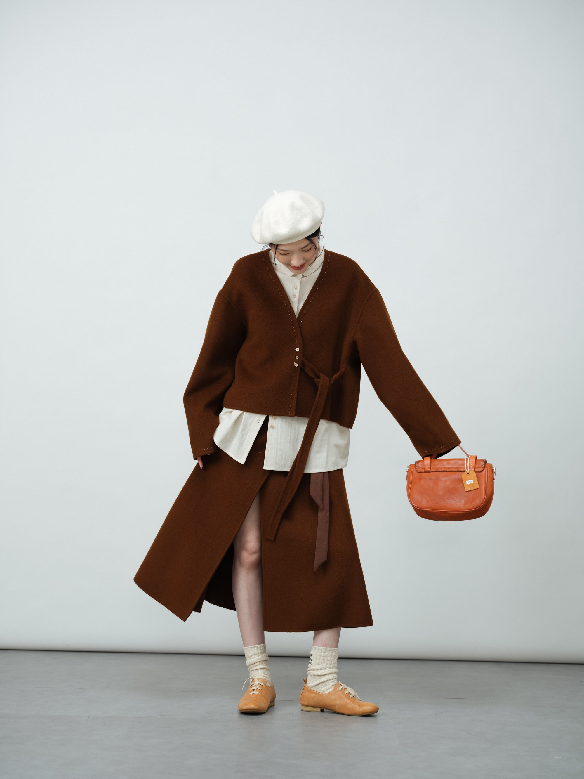 刺繍起毛シャツ