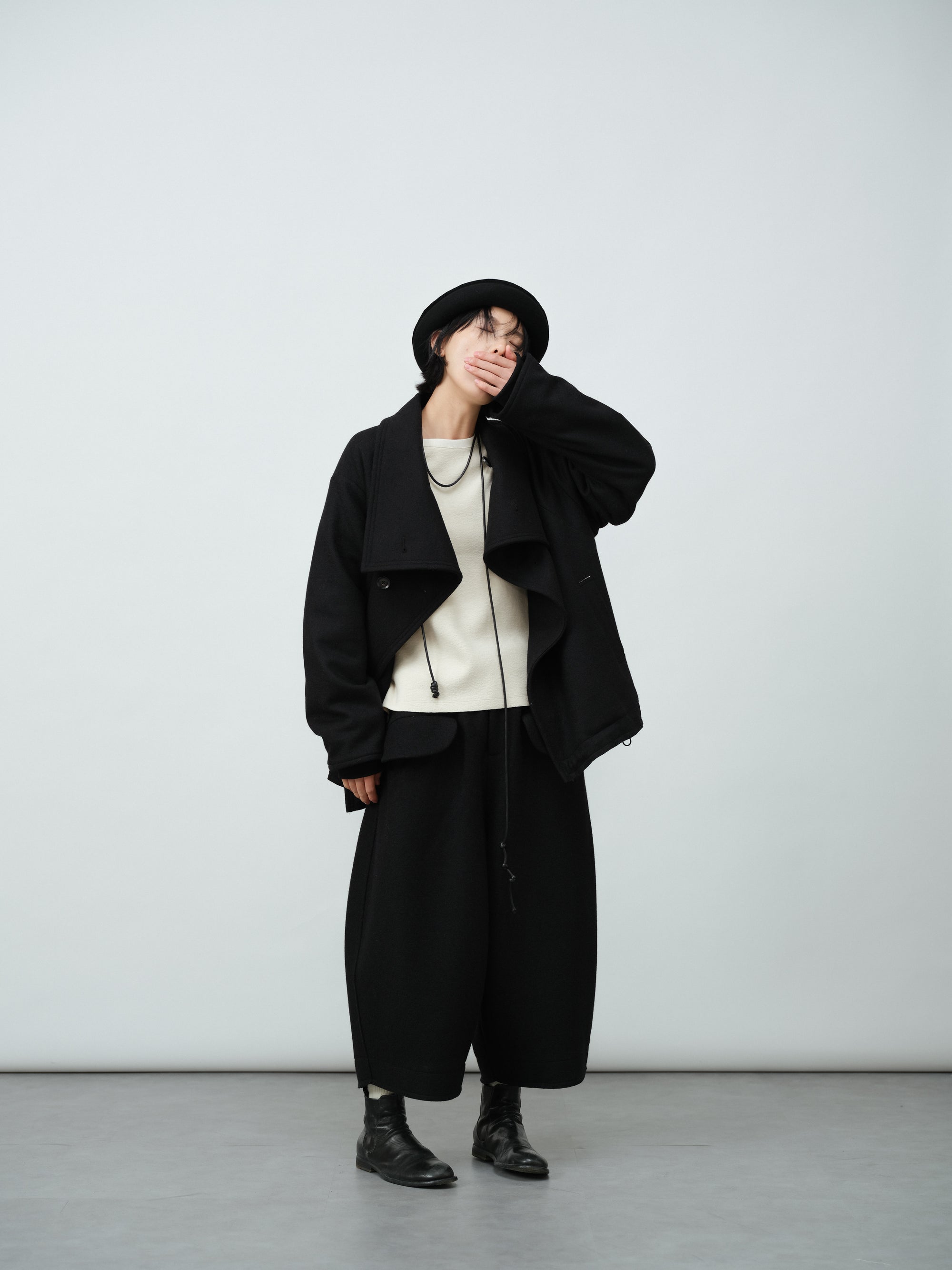 モード中綿ジャケット