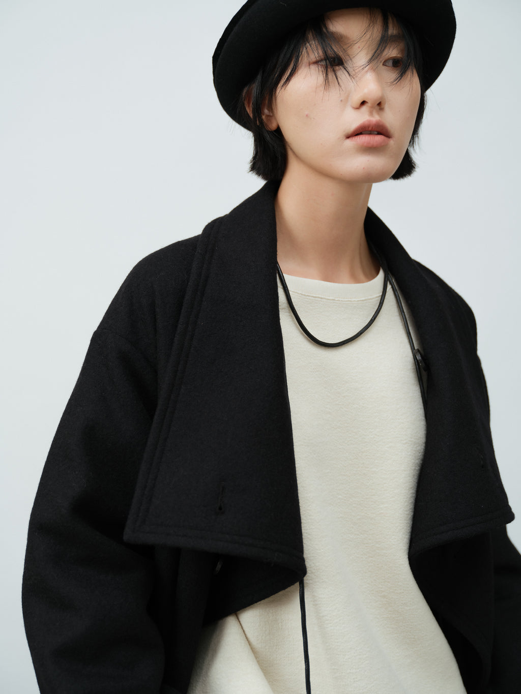 モード中綿ジャケット