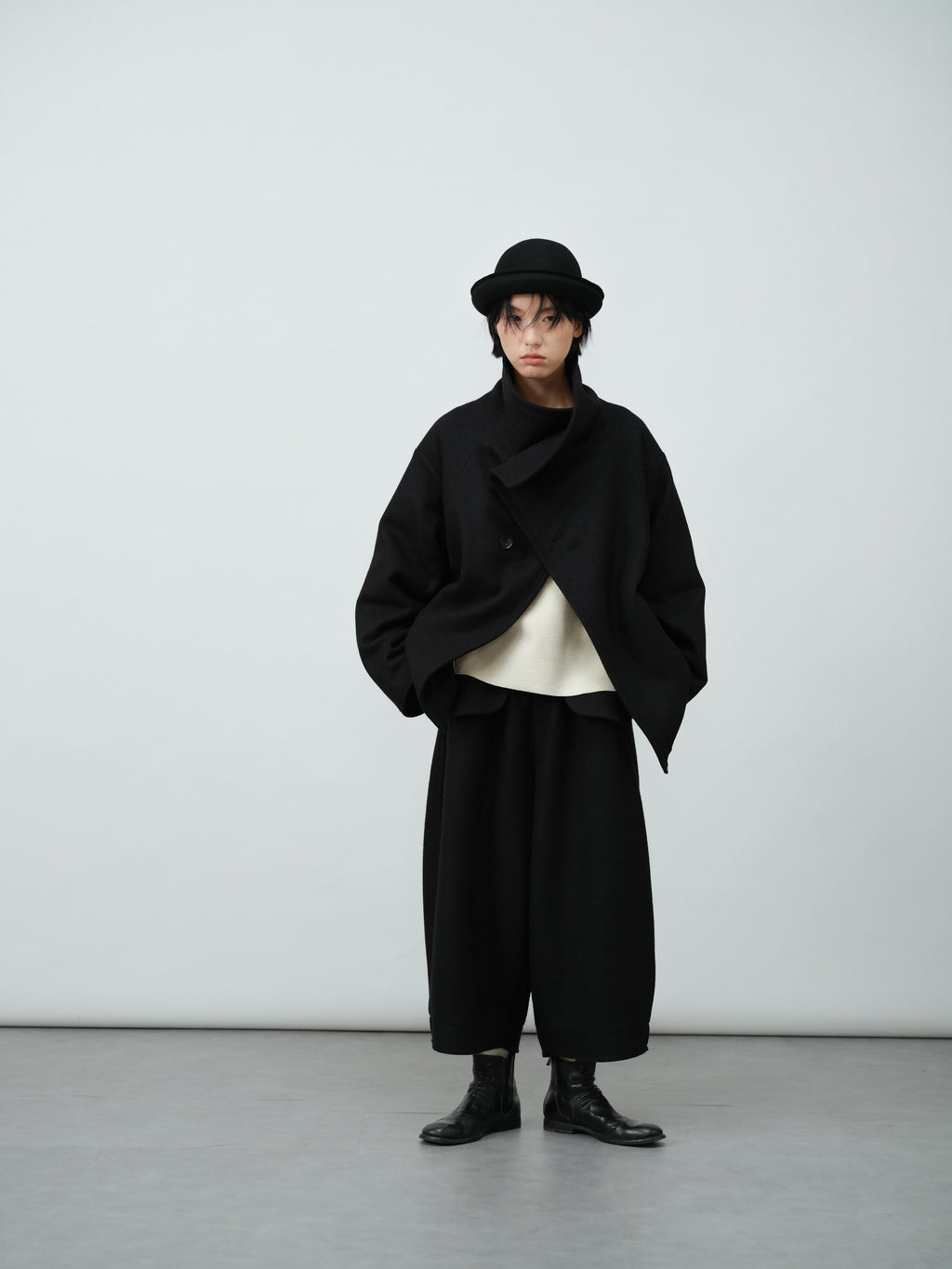 モード中綿ジャケット