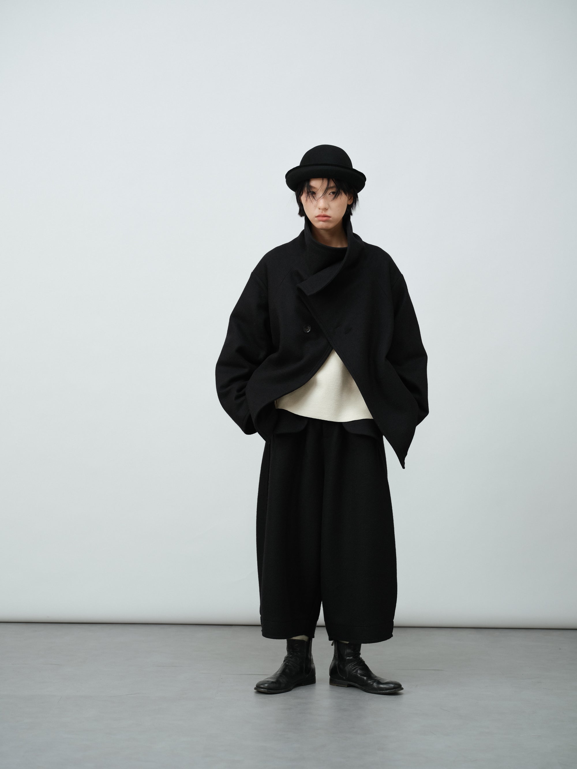 モード中綿ジャケット