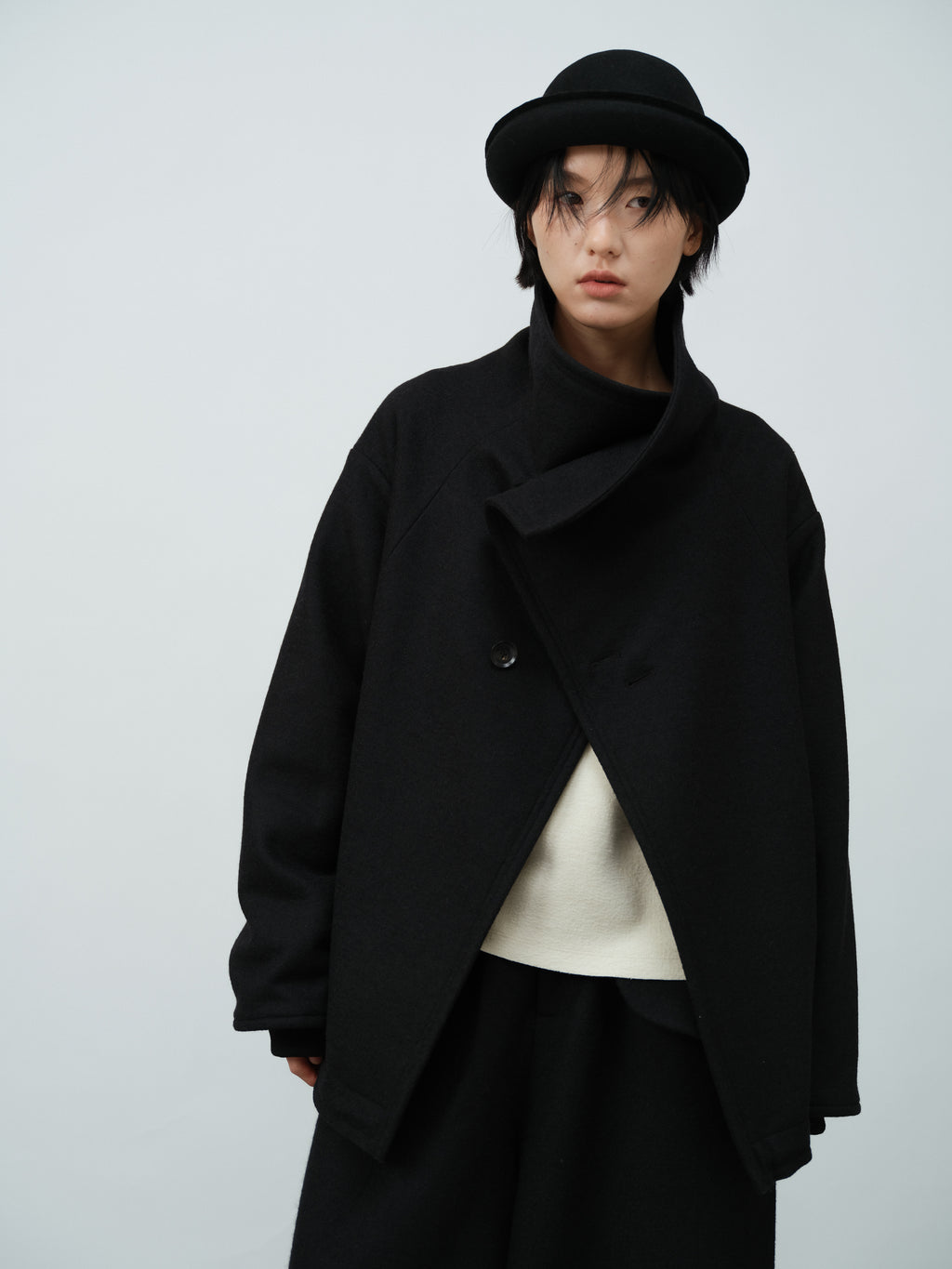 モード中綿ジャケット