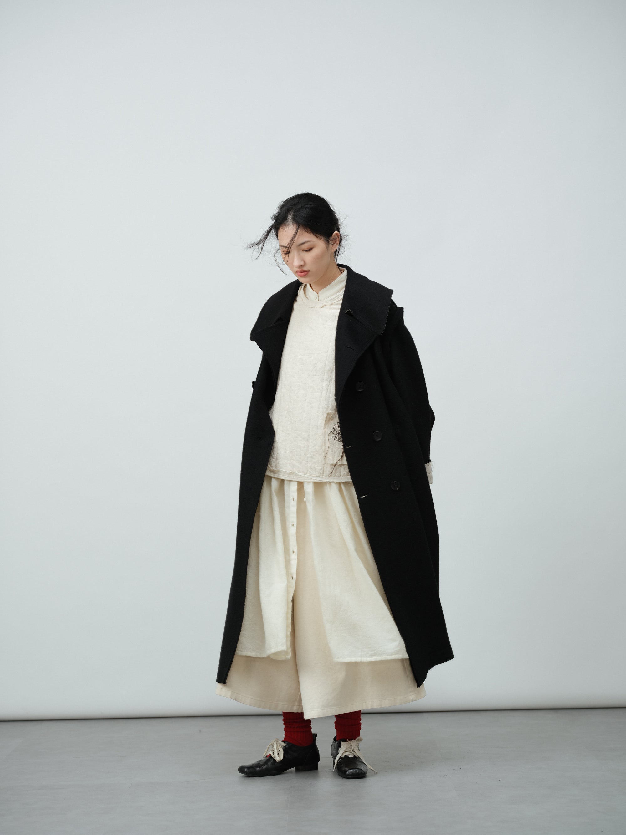 リボンワイドスカンツ