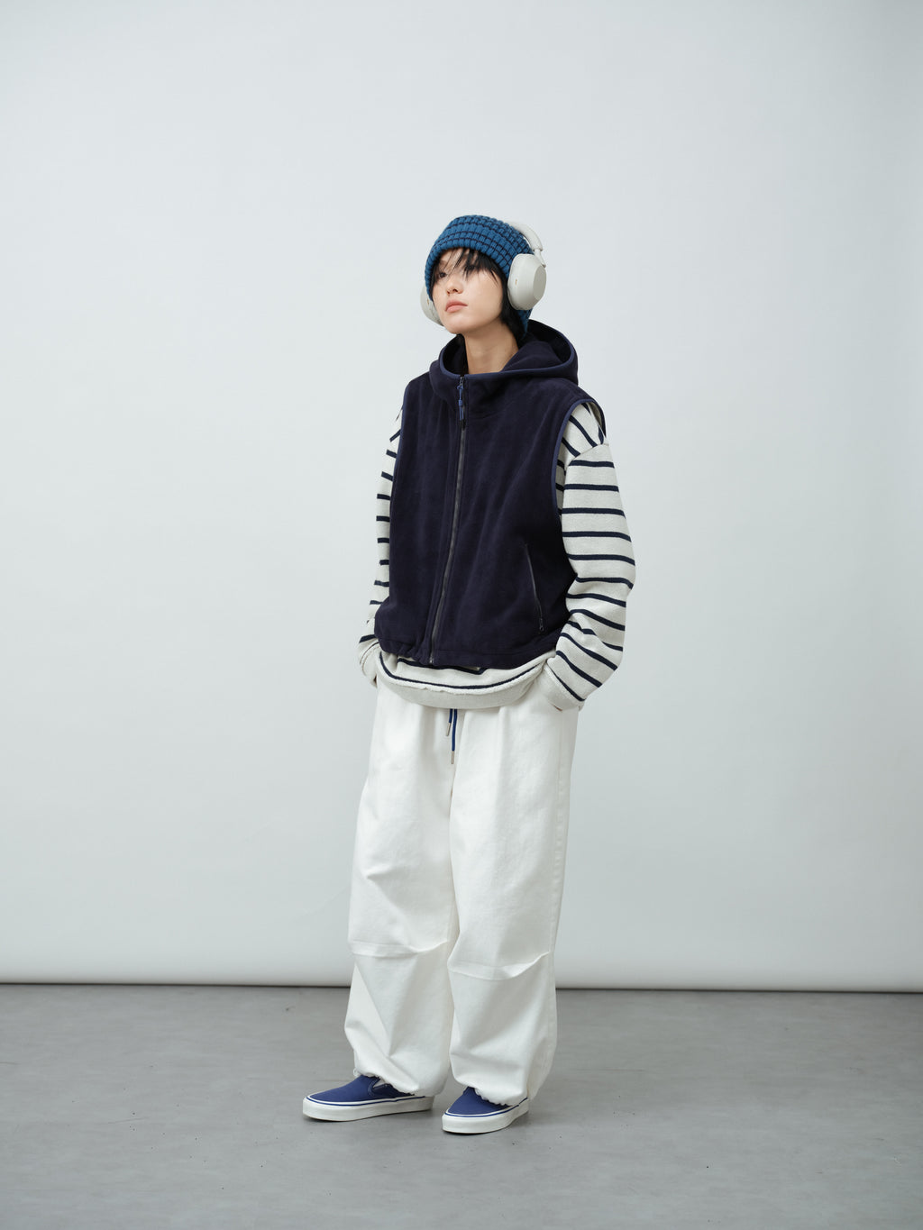 ボーダークルーネックスウェット