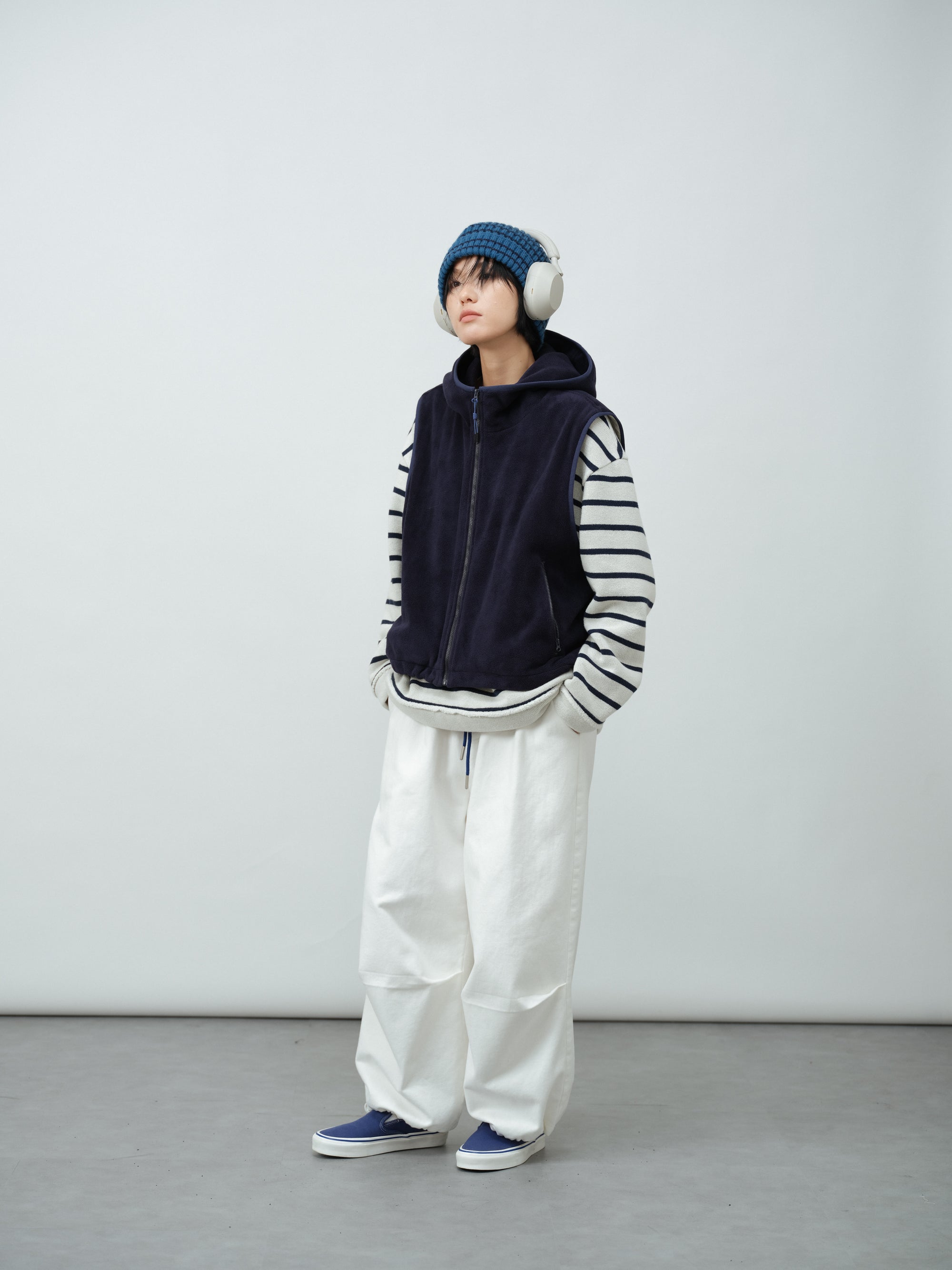 ボーダークルーネックスウェット