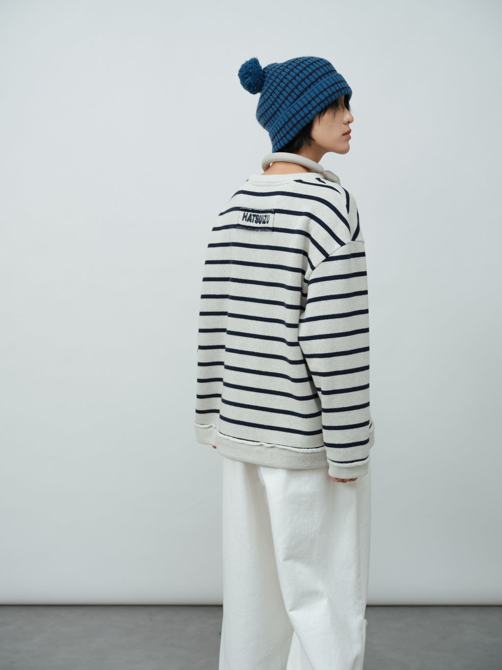 ボーダークルーネックスウェット