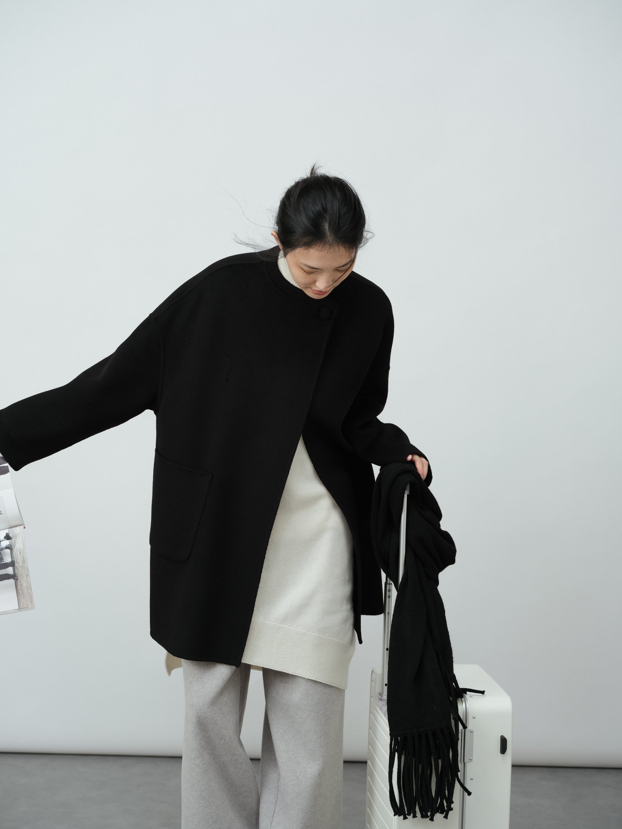 通勤ストレートパンツ