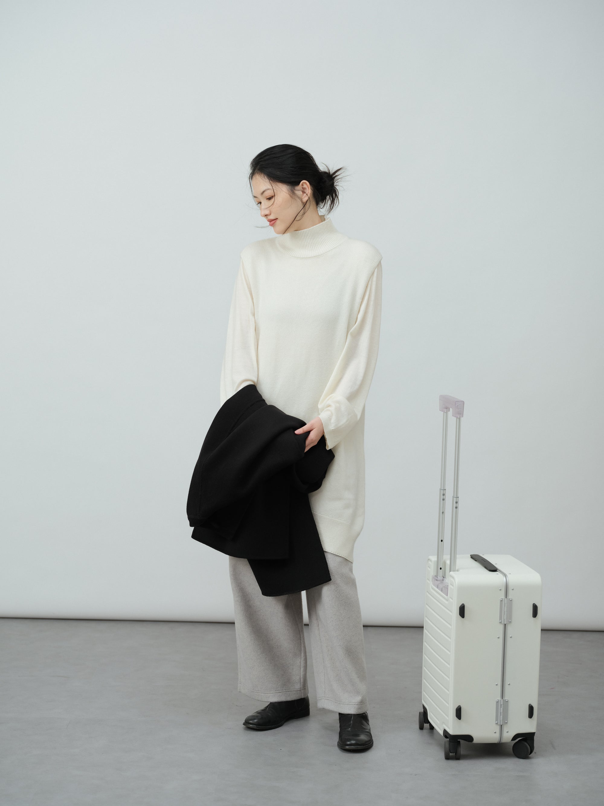 通勤ストレートパンツ